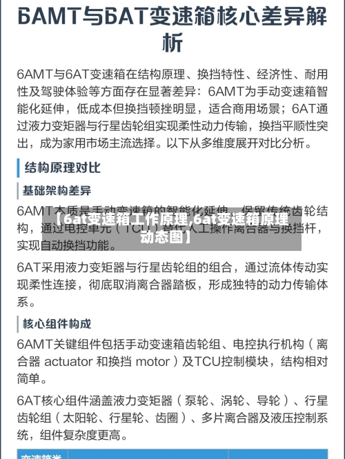 【6at变速箱工作原理,6at变速箱原理动态图】-第3张图片
