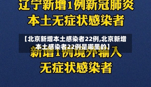 【北京新增本土感染者22例,北京新增本土感染者22例是哪里的】-第2张图片