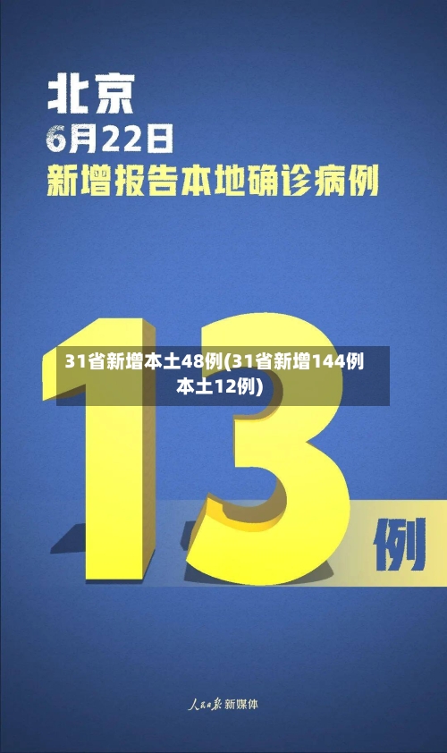 31省新增本土48例(31省新增144例本土12例)-第2张图片