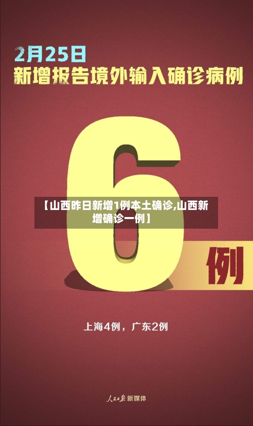 【山西昨日新增1例本土确诊,山西新增确诊一例】