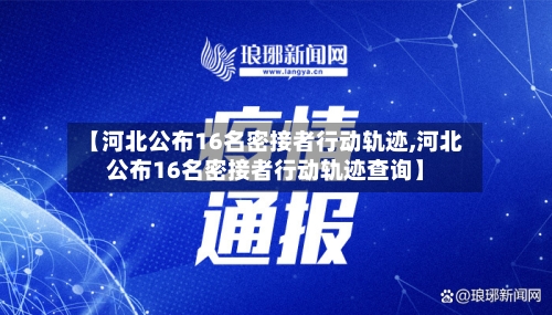 【河北公布16名密接者行动轨迹,河北公布16名密接者行动轨迹查询】-第2张图片