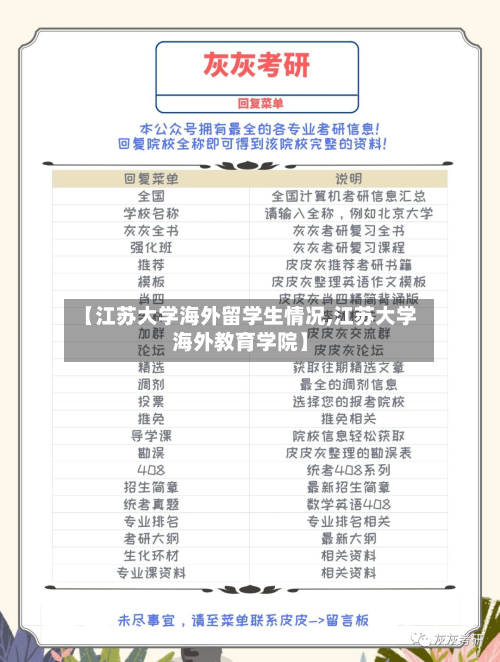 【江苏大学海外留学生情况,江苏大学海外教育学院】