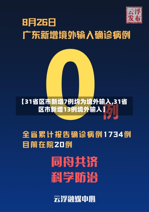 【31省区市新增7例均为境外输入,31省区市新增13例境外输入】