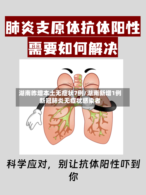 湖南昨增本土无症状7例/湖南新增1例新冠肺炎无症状感染者
