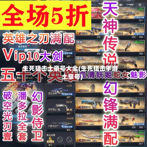 生死狙击土豪号大全(生死狙击手游土豪号)-第2张图片