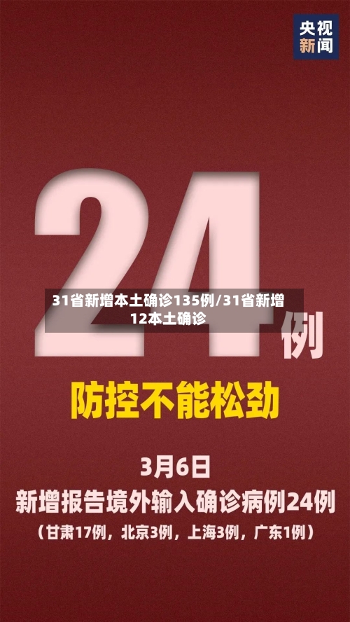 31省新增本土确诊135例/31省新增12本土确诊-第2张图片