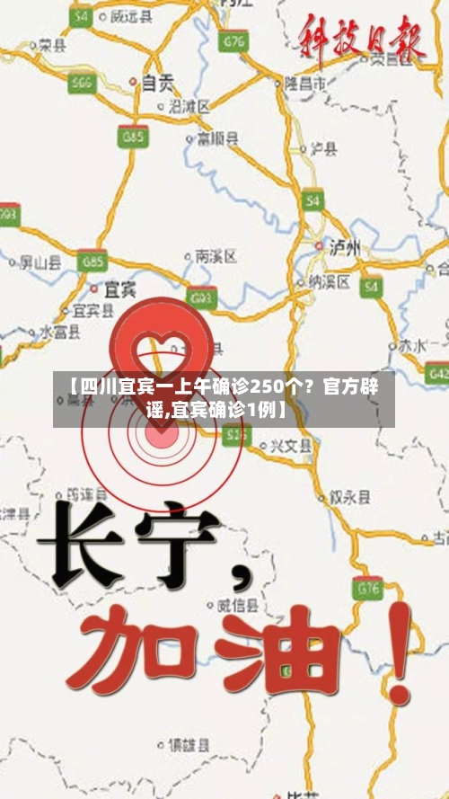 【四川宜宾一上午确诊250个？官方辟谣,宜宾确诊1例】