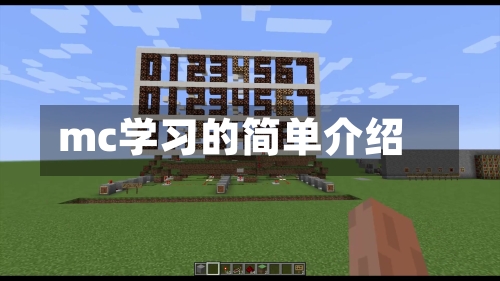 mc学习的简单介绍-第3张图片