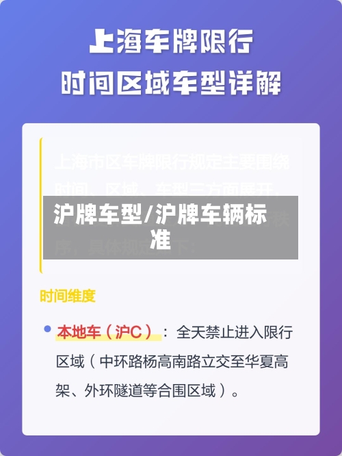 沪牌车型/沪牌车辆标准-第2张图片